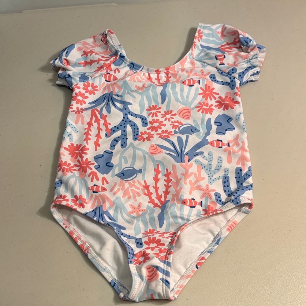 Coral Reef Kids One Piece Swimsuit